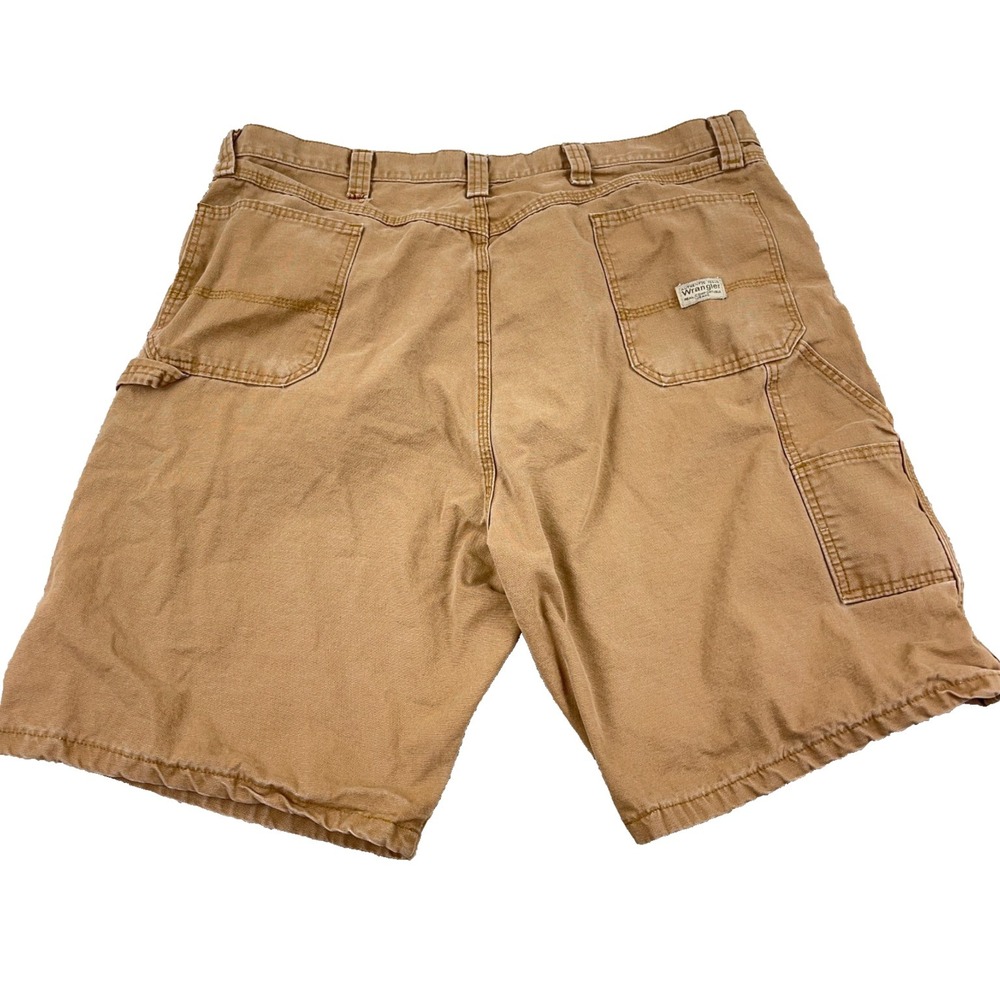Vintage Wrangler Carpenter Shorts Men 42 Brown Baggy Y2K Skater Cyber Work Wear
